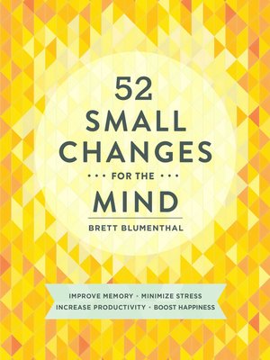 cover image of 52 Small Changes for the Mind